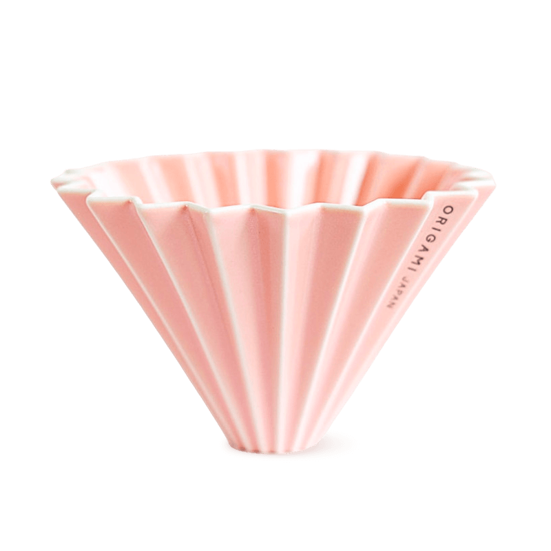 Воронка Origami керамическая розовая (размер 2-4)